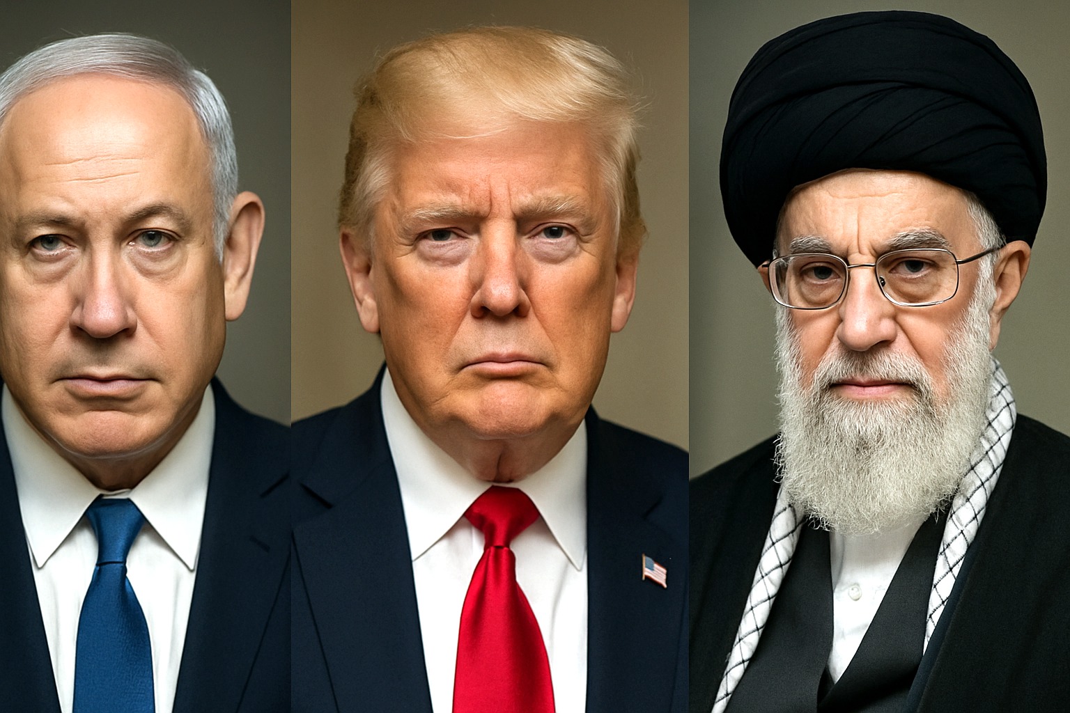 Netanyahu - Trump - Khamenei : Trois hommes et une guerre